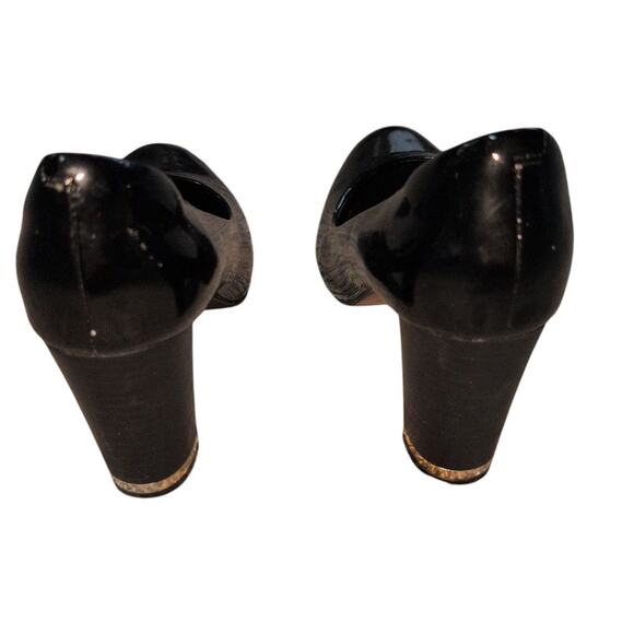 SOLA Patent Leather Heels with Gold Detail – Size 9 - Picture 4 of 4